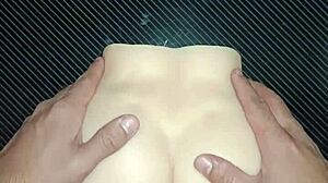 Candy Sexo Doggystyle Hard Fuck Creampie on Big Ass Dripping