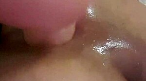 i stretch my tight shemale ass with huge 11 inch dildo in pov