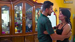 Desi boyfriend fucks both hot girlfriends together hindi audio