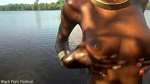 i see this hot skinny african village girl walking naked through her village looking for some outdoor action