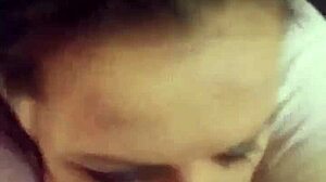 Kandy kane bbw blowjob deepthroat homemade fat wife action!