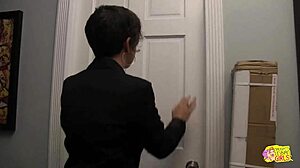 Spicy lesbian couple Tina Horn and Andre Shakti use sex toys and fisting