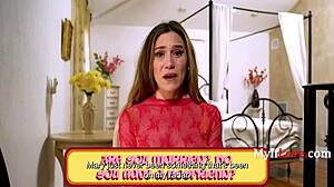 Soaking Wet Milf Aderes Quin Drenches Elias Cash's Dick in Steamy Encounter