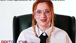 Office secretary tempts you to cheat on wife at work!