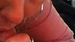 Blowjob horny milf sucking cock action