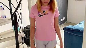 Brazilian Latina Babe Gets Bent Over In Kitchen For Doggystyle Anal Creampie With Gaping Pussy