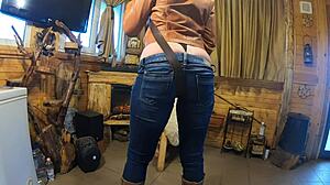 beautiful milf and housewife shows off her eager curves in roleplay