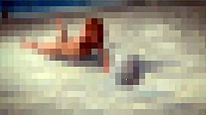 Beauty and the thug - beach ball topless