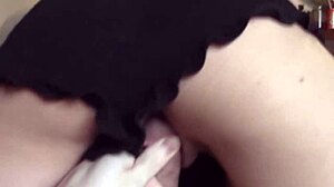 jovencita experiences throbbing creampie in her shaved teen pussy