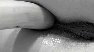 Unusual Anal Penetration Milf in Stockings With Hairy Pussy