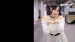 Airi Habita, ready for that jerk off challenge part 2 with all the cumshots?