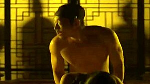 Korean Concubine In Softcore Bdsm Kissing With Big Tits