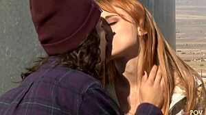 big titted dykes are having a wonderful lesbian action including scissoring outdoor under the clear blue sky