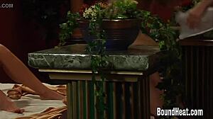 Lesbian Mistress With Big Naturals Enjoys In Pussy Licking From Curvy Slave Babe In Orgasmic Session