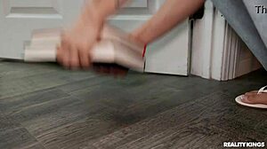 Hey, can our dorm neighbor just grab that cock for deepthroat and face fucking? Reality kings captures the gagging blowjob and cunilingus action in pov.