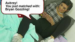 Hey, how does blonde hottie Claire Roos handle getting pissed on roughly?