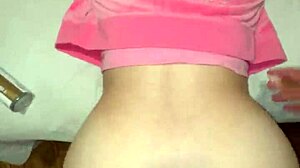 Big ass latina wife spreads shaved pussy in pov! She squirts wet as prostitute in hairless action!