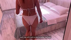 explores every spot in his house for intense tight pussy action