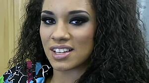 a young 18+ latina fucks with a white muscle guy for the first time in doggystyle?