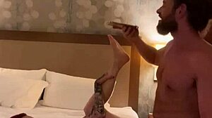 Petite redhead babe enjoys hot spontaneous hotel encounter with stranger in part 3