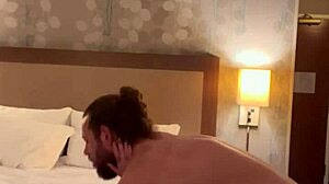 Petite redhead babe enjoys hot spontaneous hotel encounter with stranger in part 3