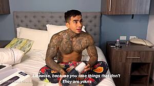 My stepmother leaves a gift for my step father and i end up fucking her big ass hard!