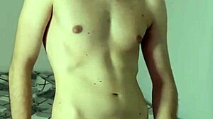 i'm masturbating solo on webcam cumming hard with my face shown in bedroom