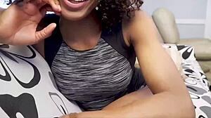 hot step mom sucks my cock and gets fucked pov