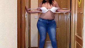 Dancing and Shaking My Big Ass Curvy Booty in Jeans