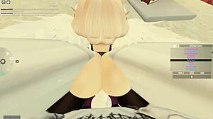 Hey, check this Roblox porn with blonde blowjob and wet ass shaking!