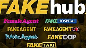 fake taxi petite blonde takes dildo and cock in blowjob rimjob doggystyle rough action