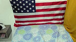 blonde in blouse from usa takes intriguing fuck session