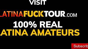 My hot amateur latina tinder date sucking my big cock then riding cowgirl with big ass bent over doggystyle