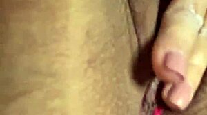 Masked cheating wife masturbates her tight wet pussy for lover in homemade video