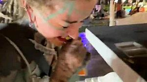 Nothing to see here, just a Thai lady feeding stray cats in a casual moment.