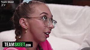 Step-Grandpa Fucks Slutty Teen In Ass And Pussy With Creampie