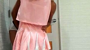 Ballbusting session features intense ball kicking action.