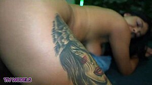 Voluptuous Latina Takes Huge BBC in Ass with Pussy Fingering Squirting