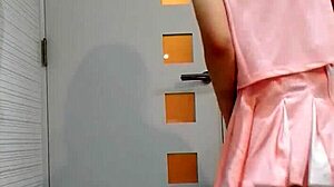 Ballbusting session features intense ball kicking action.