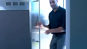 Gia Paige and Karter Foxxx in FFM Threesome Blowjob Muff Diving Lingerie Stockings Natural Tits