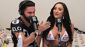 alyssia vera casually chats in elo podcast's spicy room