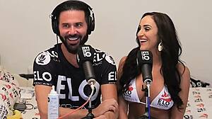 alyssia vera casually chats in elo podcast's spicy room