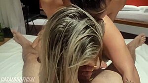 Come on, friend of my husband, let's do homemade sex in this motel, she says. It even leads to double penetration with my Brazilian wife.