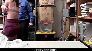 teen accused of dash and grab theft gets punished by pervcop 😈