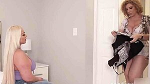 hey, sara jay can't stop playing with mz dani's dildo in this curvy interracial lesbian session