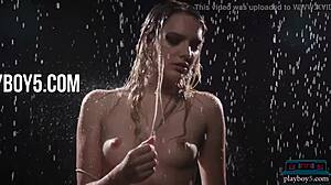 Check out big ass petite milf blonde Kenna James in this hot solo striptease for Playboy.