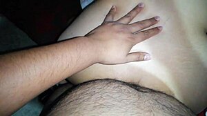 Cogiendo passionately with curvy 40-year-old woman whipping her big ass and natural tits