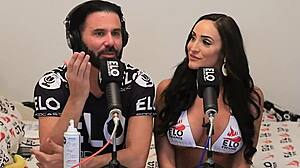 alyssia vera casually chats in elo podcast's spicy room