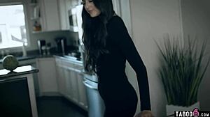 Young 18+ woman outsmarts her coworker after work