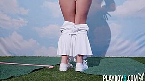 Subtle Tease Of Naked Golf Fun With Hairy Pussy Big Ass Teen Jane Wilde